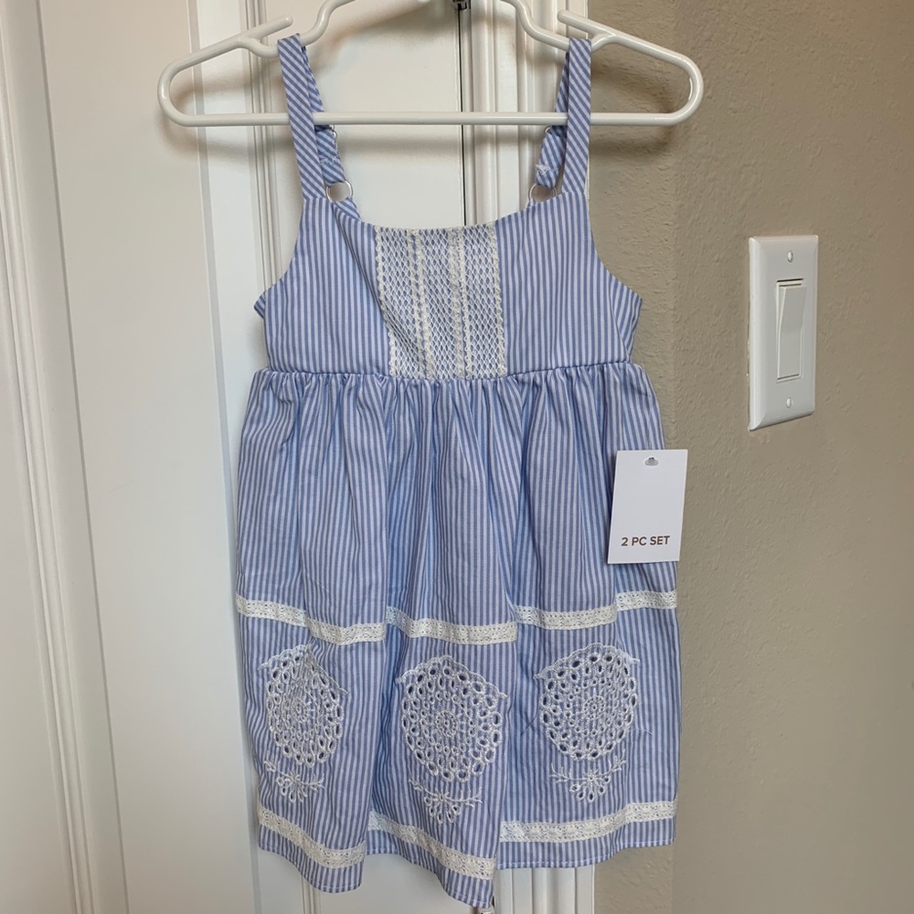 BCBG kids dress and bloomers